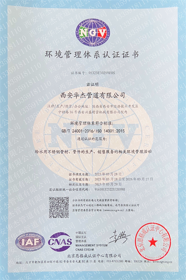 环境管理体系认证